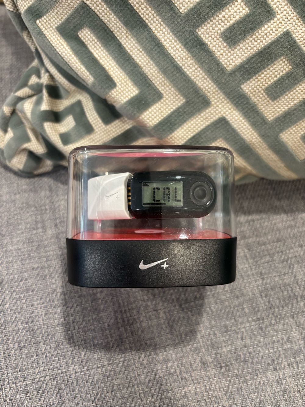 Nike + SportBand; pink and white